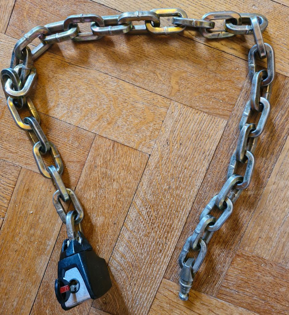 ABUS 8900/110 kettingslot voor fiets of motor, Ophalen, Gebruikt, Kettingslot