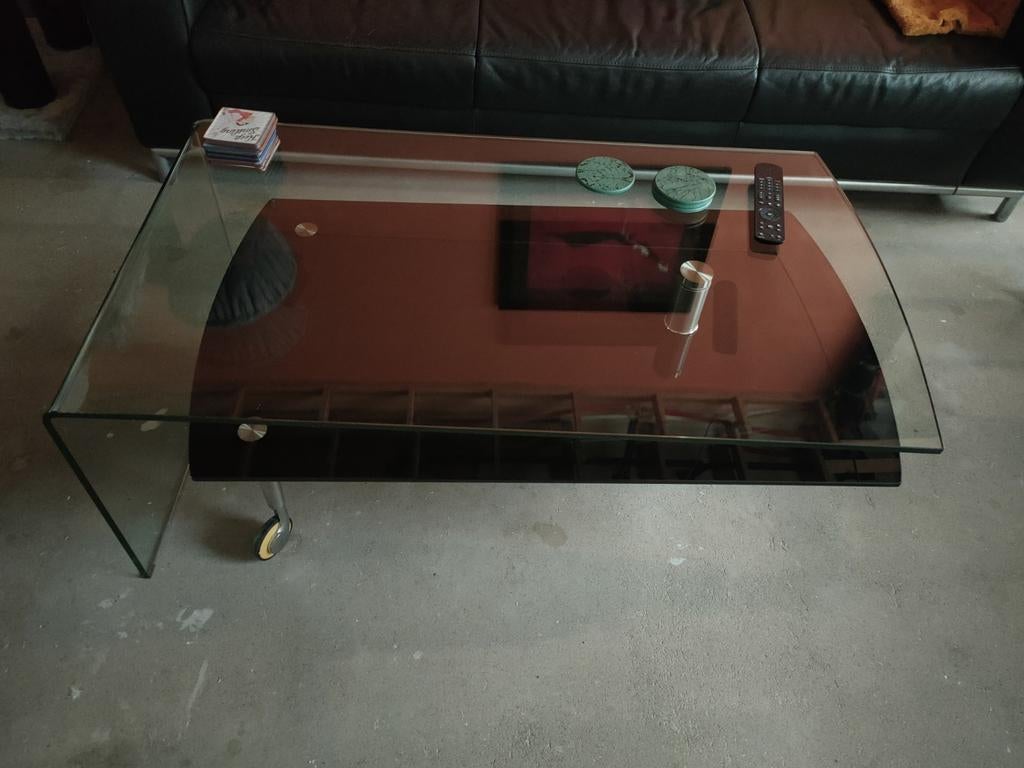 Glazen salontafel, Ophalen, Zo goed als nieuw