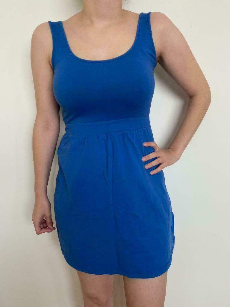 Robe d'été bleue (Kiabi) taille S, Enlèvement ou Envoi, Kiabi, Porté, Bleu