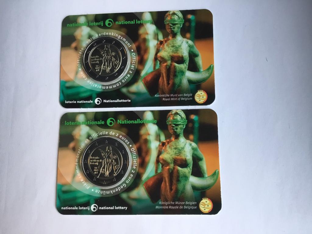 2025 België nationale loterij coincard, Ophalen of Verzenden, België, 2 euro