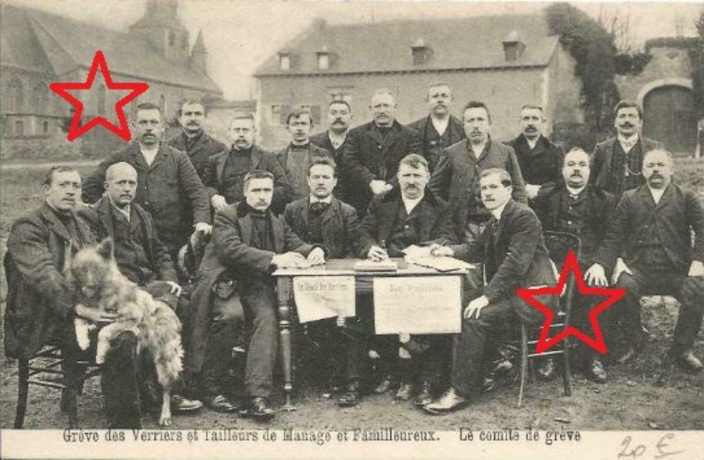 Carte Postale Manage et Familleureux Grève des Verriers, Collections, Cartes postales | Belgique, Enlèvement ou Envoi, Avant 1920
