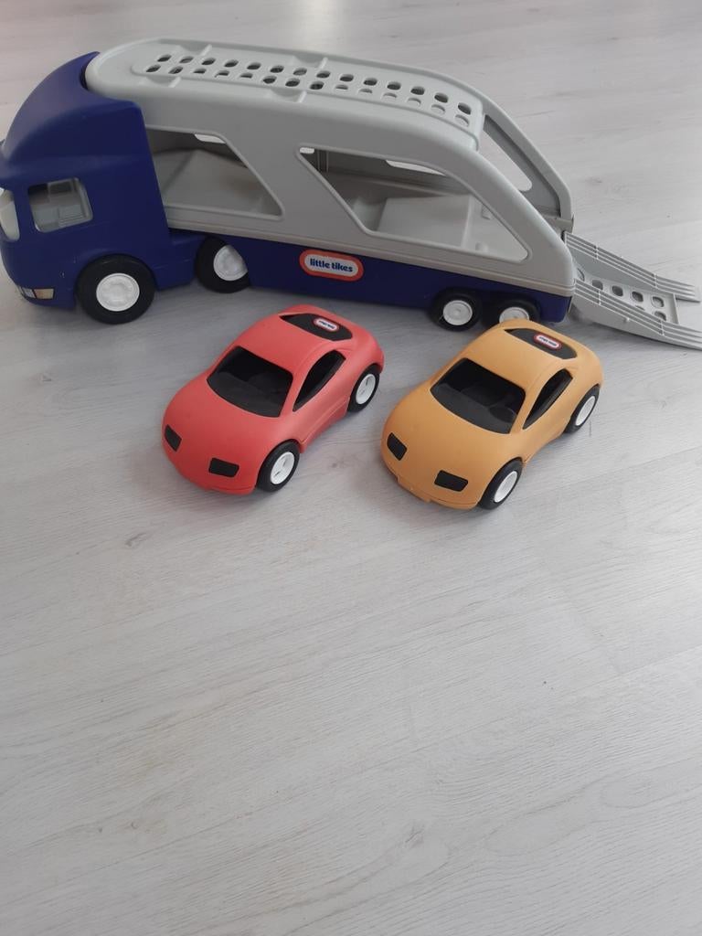 Grote vrachtwagen transporter little tikes, Ophalen of Verzenden, Zo goed als nieuw