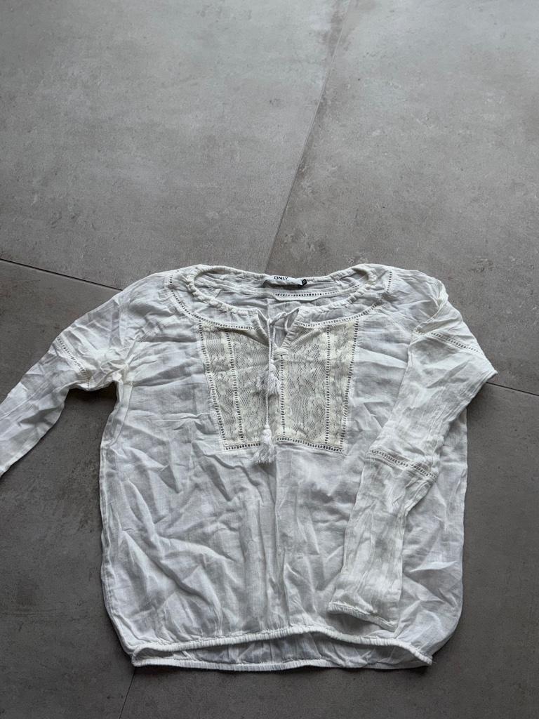Blouse Only blanche, Taille 38/40 (M), Only, Enlèvement ou Envoi, Comme neuf