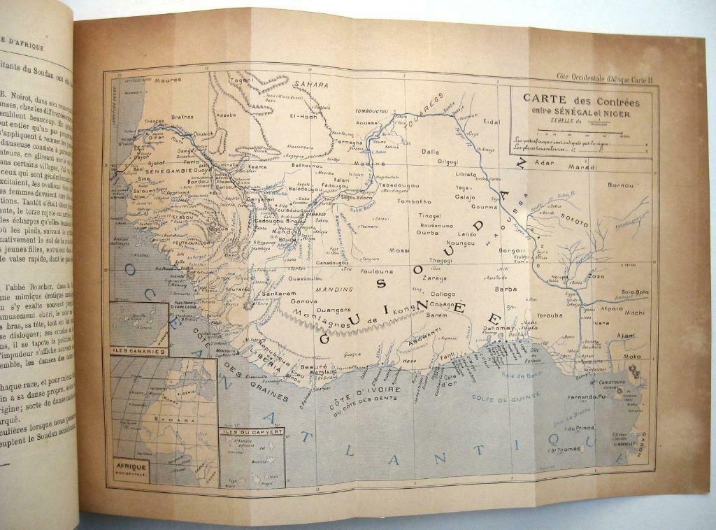 Côte Occidentale d’Afrique 1890 Frey Westkust Afrika Marokko, Antiek en Kunst, Antiek | Boeken en Manuscripten, Ophalen of Verzenden