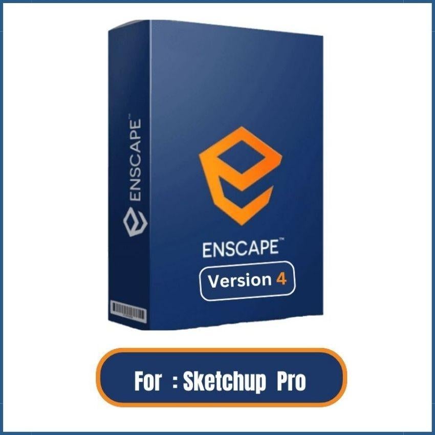 Enscape v 4 voor SketchUp Pro,Rhinoceros 3D,Archicad, Enlèvement, Neuf, MacOS