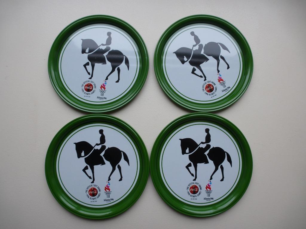 onderleggers coca cola ATLANTA 1996 PAARD met RUITER, Verzamelen, Ophalen of Verzenden, Nieuw