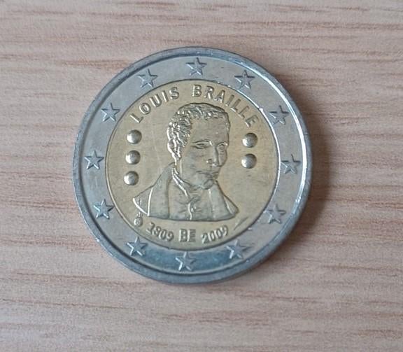 pièce de 2€ Louis Braille, Enlèvement