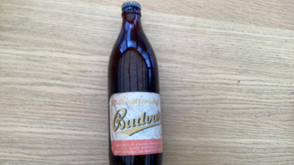 Budvar - Budweiser vintage, Ophalen of Verzenden, Zo goed als nieuw