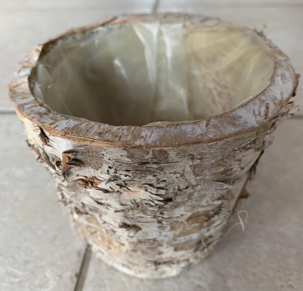 Pot de de rarement aspect écorce extérieur, Enlèvement ou Envoi, Moins de 25 cm, Rond, Utilisé