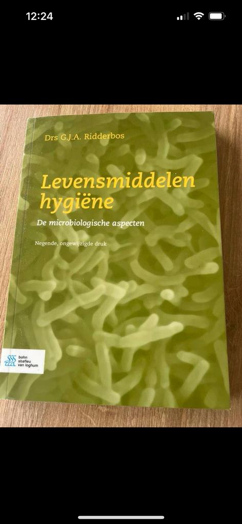 G.J.A. Ridderbos - Levensmiddelenhygiëne, Ophalen of Verzenden, Zo goed als nieuw, G.J.A. Ridderbos