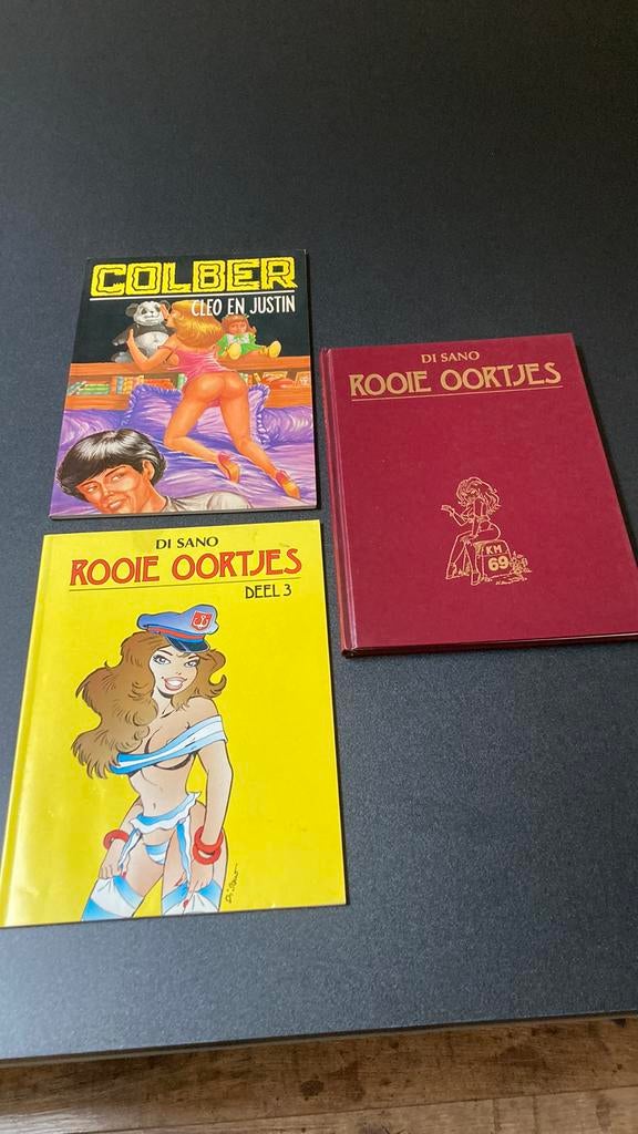Erotische stripverhalen “Rooie Oortjes”,Colbert, Boeken, Stripverhalen, Ophalen of Verzenden, Zo goed als nieuw