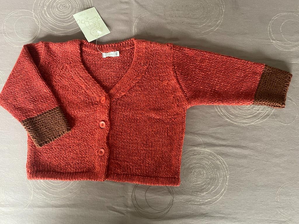 Pull en maille P'tit Filou Mt 86 NEW, Enfants & Bébés, Neuf, Garçon ou Fille, Pull ou Veste, Enlèvement