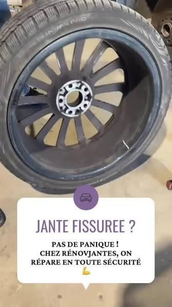 Réparation jante fissuré ou griffer /voiler, Enlèvement ou Envoi
