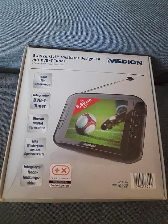 Medion LIFE P73013 Draagbare 3,5" TV, Audio, Tv en Foto, Ophalen of Verzenden, Nieuw