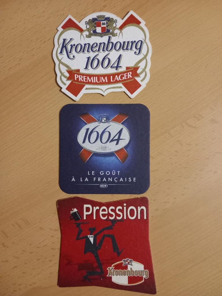 Bierviltjes Kronenbourg (137), Verzamelen, Ophalen of Verzenden, Zo goed als nieuw