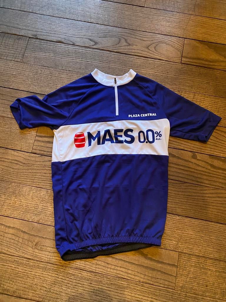 ALKEN-MAES wielertrui small MAES 0,0%, Verzamelen, Ophalen of Verzenden, Gebruikt, Kleding, Overige merken