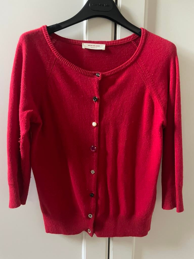 Rode cardigan Northland M, Kleding | Dames, Ophalen of Verzenden, Nieuw, Maat 38/40 (M), Rood