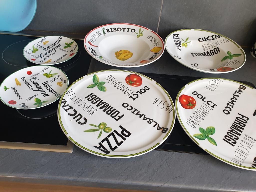 Mooie pasta en pizza borden, Ophalen, Bord(en)
