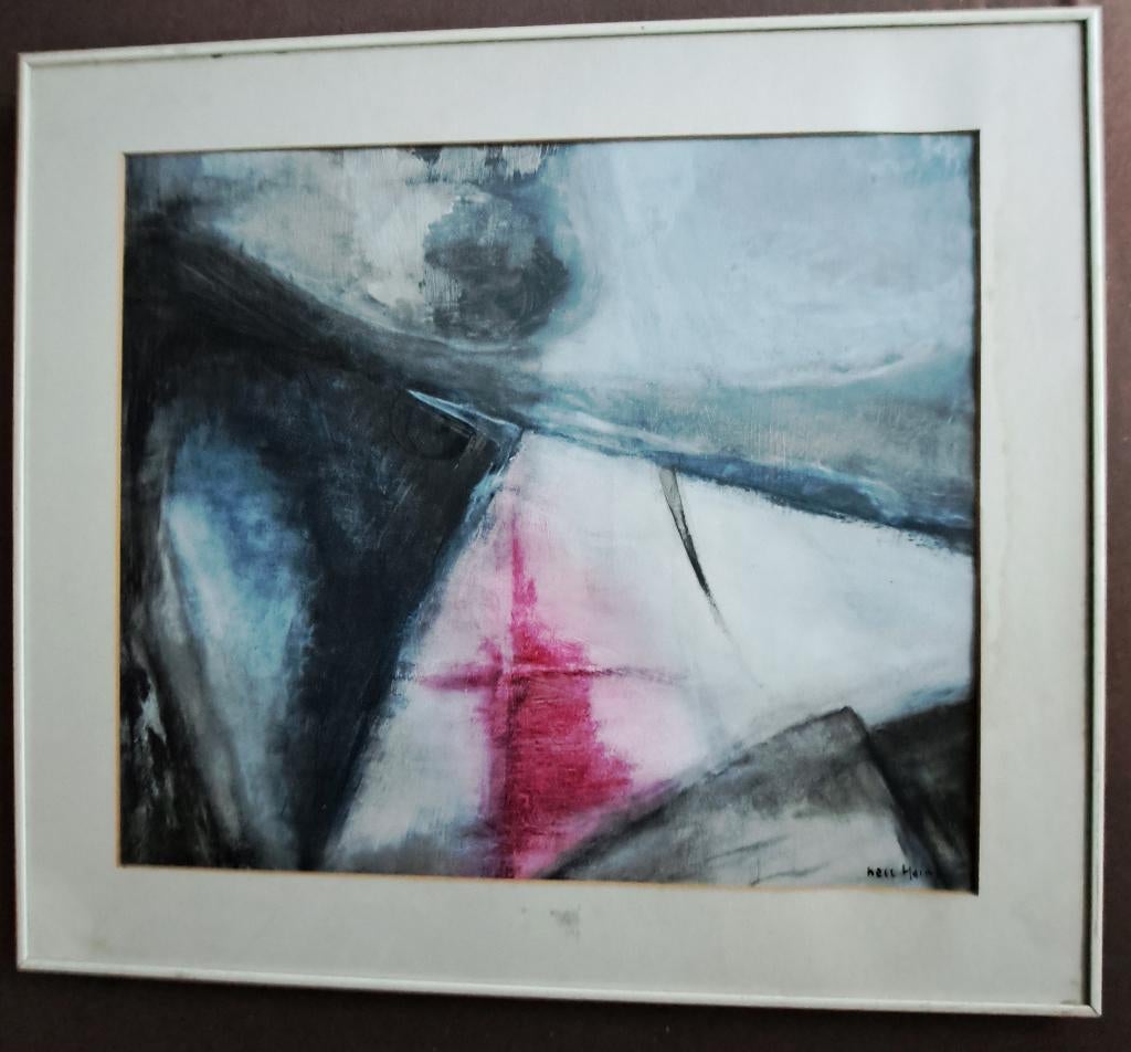 Nell Heins 1930 Prachtig abstract werk gesigneerd, Ophalen