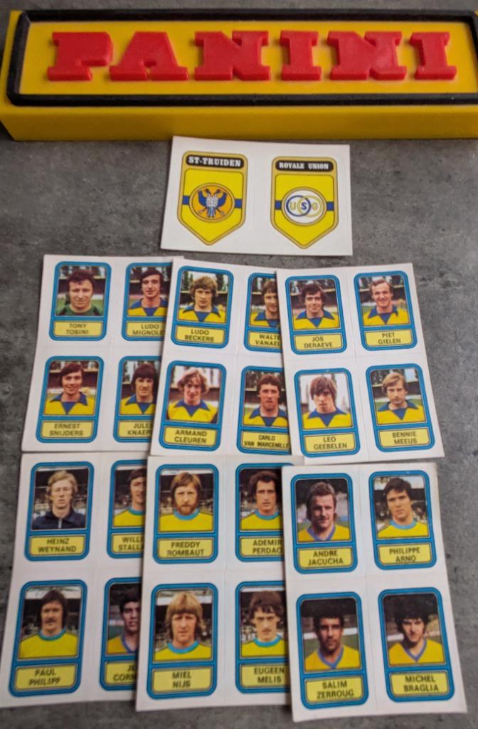 PANINI FOOTBALL 79 ST TRUIDEN / UNION SG 7X STICKERS 1979, Hobby en Vrije tijd, Stickers en Plaatjes, Verzenden