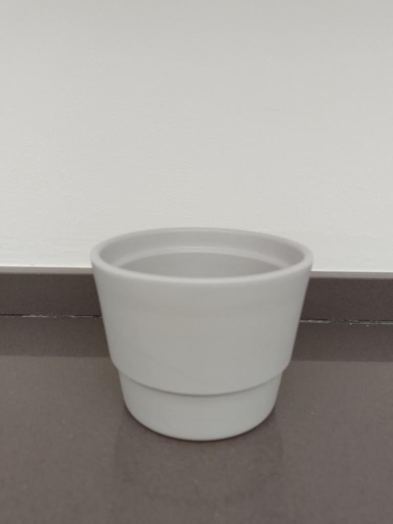 Grijze bloempot, Ophalen of Verzenden, Nieuw