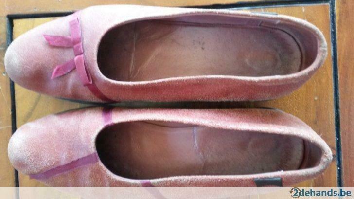 Camper dames schoentje, rood, wildleder, 39, Porté, Autres types