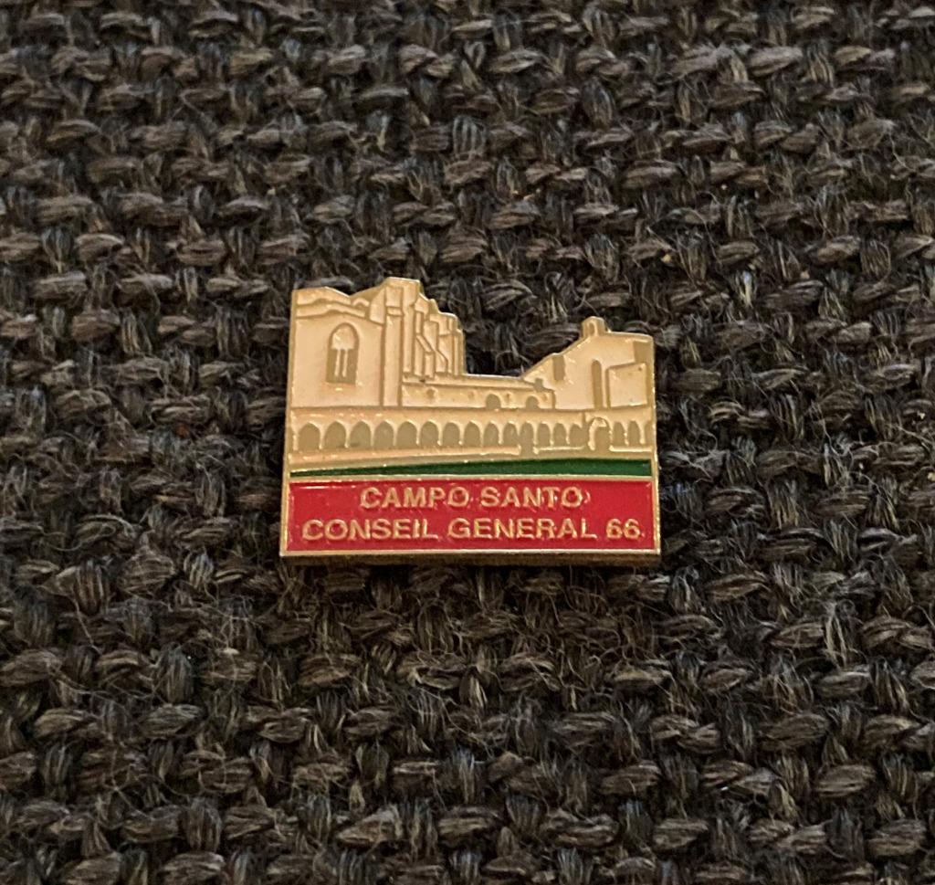 PIN - CAMPO SANTO - CONSEIL GENERAL 66, Verzenden, Gebruikt, Overige onderwerpen, Speldje of Pin