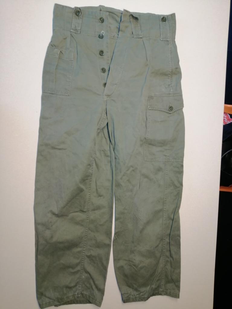 BELGIQUE - ABL - PANTALON DE TOILE - 1961, Ophalen of Verzenden, Landmacht, Kleding of Schoenen