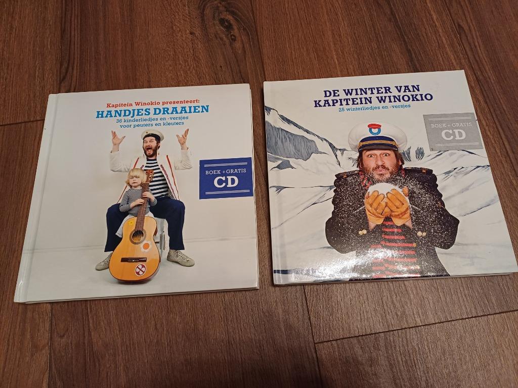 Kapitein Winokio: 2 boeken  in nieuwstaat (inclusief cd's), Boeken, Ophalen of Verzenden, Zo goed als nieuw, 2 tot 3 jaar