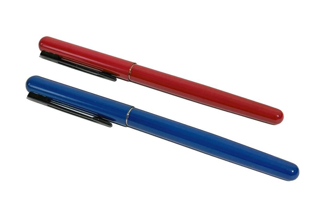 2 x Waterman Commando Lacquered Medium Fountain Pen / Vulpen, Ophalen of Verzenden, Gebruikt, Vulpen, Waterman