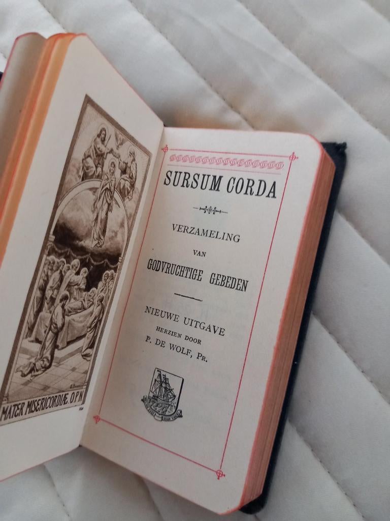 gebeden  boek., Antiek en Kunst, Ophalen