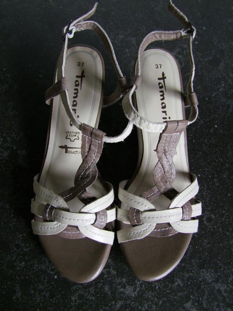 Tamaris sandalen maat 37 (nieuw), Enlèvement ou Envoi, Brun, Sandales et Mûles, Neuf