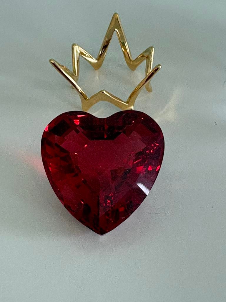 Swarovski rood hart, Verzamelen, Ophalen, Zo goed als nieuw