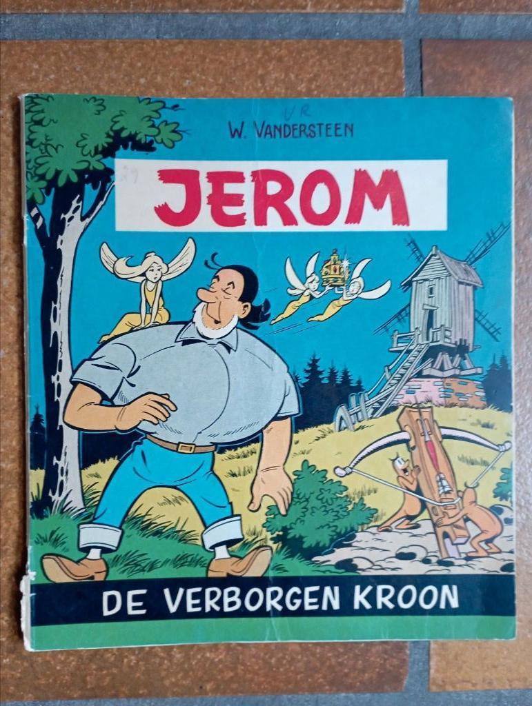 641) Oude strip Jerom De verborgen kroon, Boeken, Stripverhalen, Eén stripboek, Ophalen of Verzenden, Gelezen
