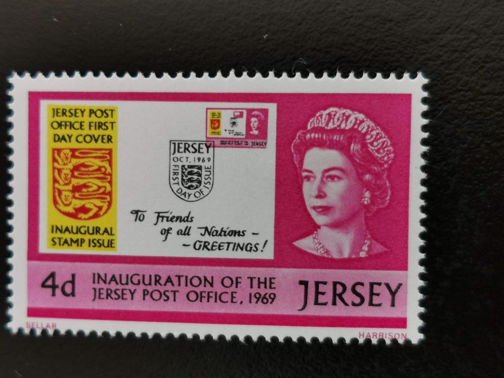 Jersey 1969 - oprichting Jersey Post - Koningin Elisabeth **, Ophalen of Verzenden, Postfris