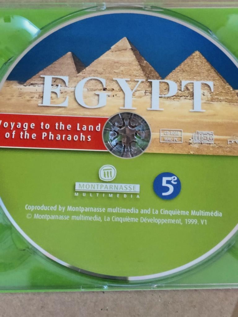 EGYPT CD-ROM, Ophalen of Verzenden, Zo goed als nieuw