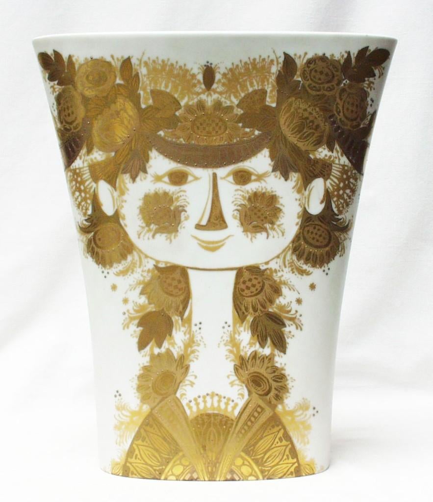 ROSENTHAL porselein vaas Björn Wiinblad., Ophalen of Verzenden