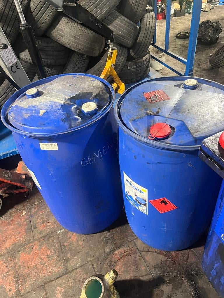 200liter vat, Ophalen