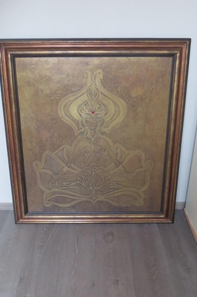 Koperets Nymphea van Marc D'Haenens 5/10, Antiek en Kunst, Kunst | Etsen en Gravures, Ophalen