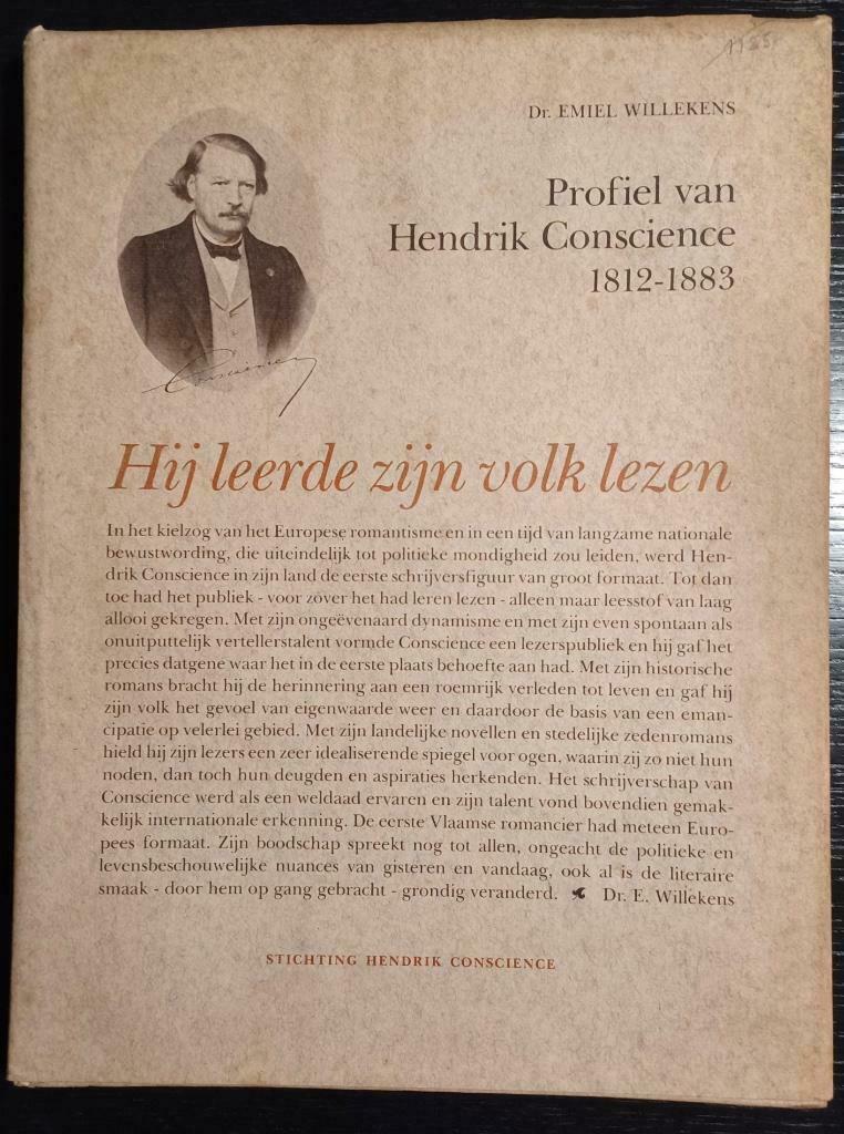 E. Willekens, Profiel van Hendrik Conscience 1812-1883, Ophalen of Verzenden, Gelezen, België