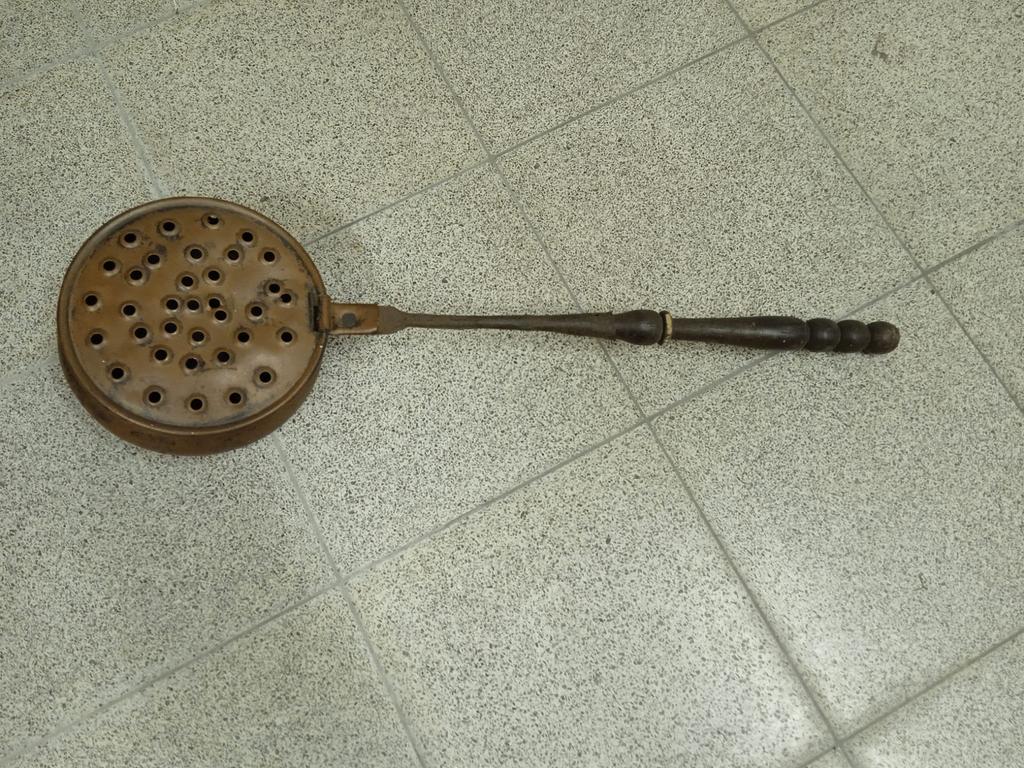 Bassinoire - chauffe lit en cuivre de 1920, Enlèvement, Cuivre