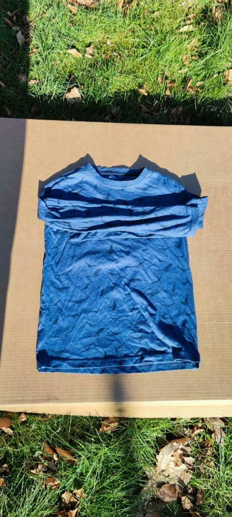 Blauwe roofvogel buizerd longsleeve NIEUWSTAAT 146 152, Ophalen of Verzenden, Zo goed als nieuw, Jongen of Meisje, Shirt of Longsleeve