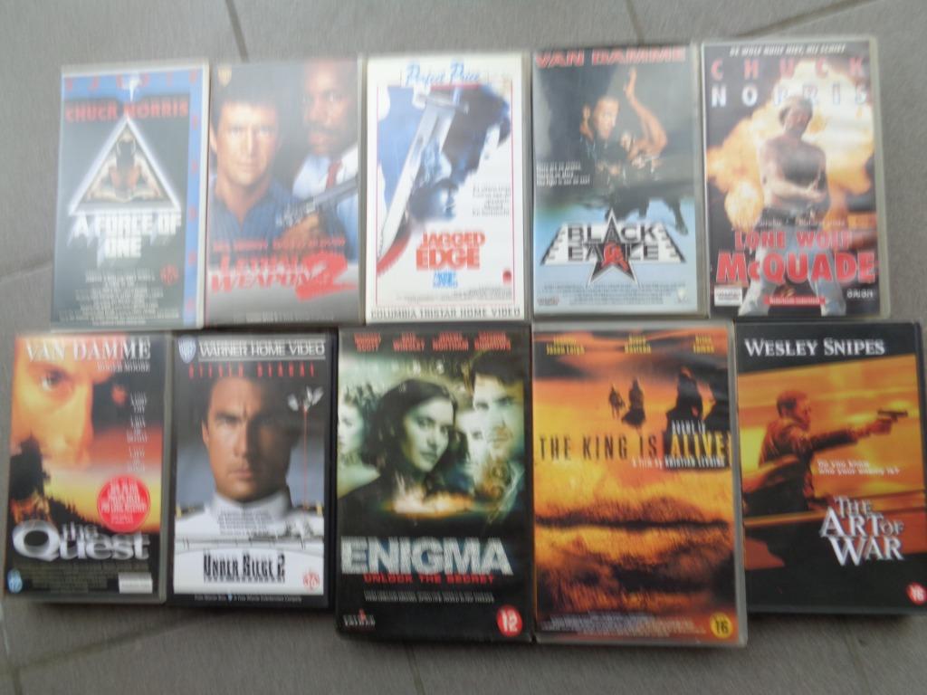 vhs lotje originele vhs films, CD & DVD, VHS | Film, À partir de 16 ans, Enlèvement, Utilisé, Action et Aventure