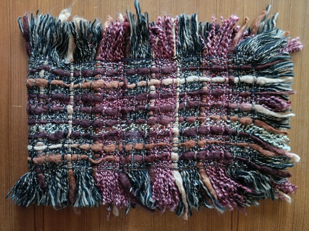 Echarpe écossaise à franges partout, Enlèvement, Comme neuf, Écharpe