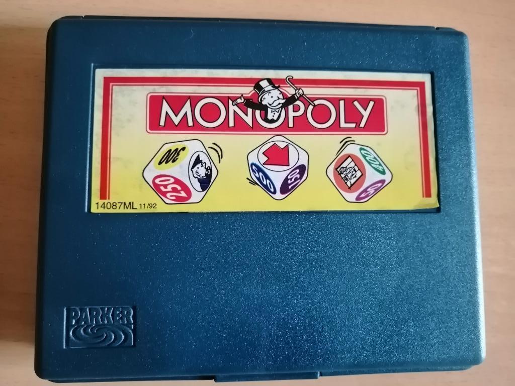 Vintage Monopoly de voyage - Parker 1992, Ophalen of Verzenden, Parker