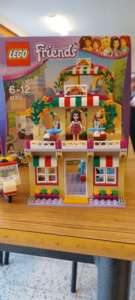 Lego Friends pizzeria (complet), Ophalen of Verzenden, Zo goed als nieuw