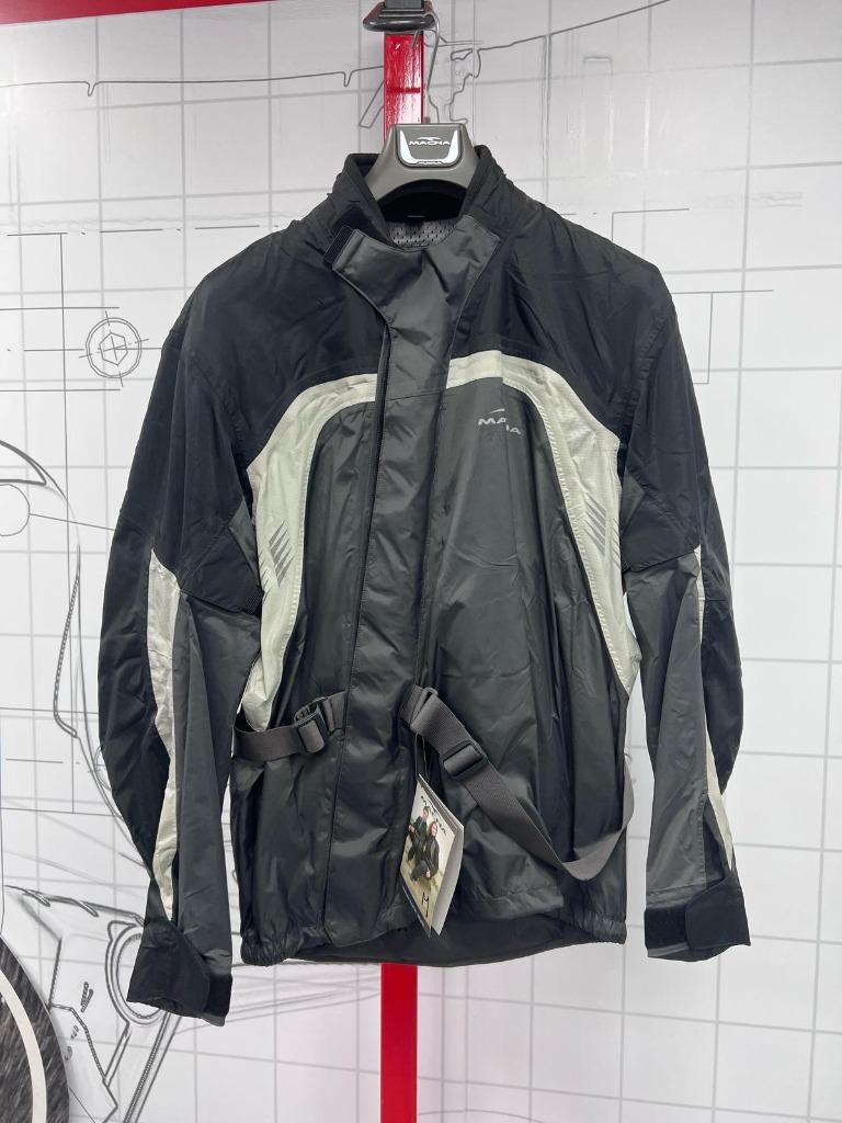 Regenjack Macna, Rain-Max Black,Grey,Silver. Medium, Motoren, Nieuw met kaartje, MACNA, Jas | textiel, MACNA