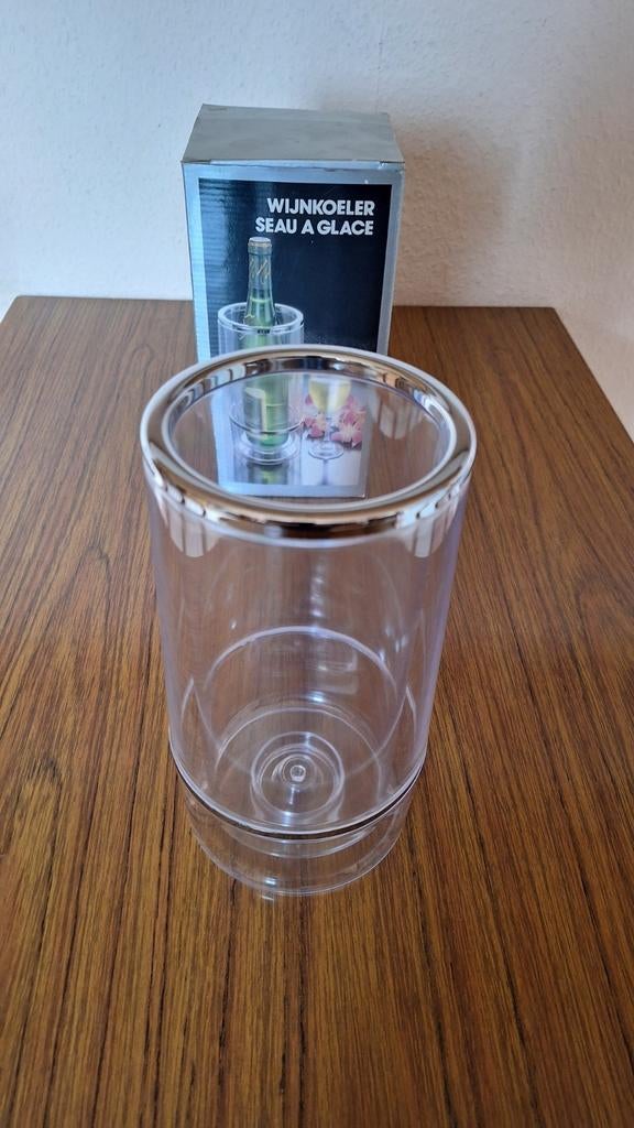 Refroidisseur à vin à double paroi neuf dans son emballage, Enlèvement ou Envoi, Comme neuf, Synthétique