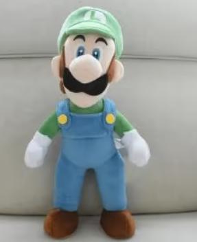 Super Mario, grand jouet Luigi (41 cm)