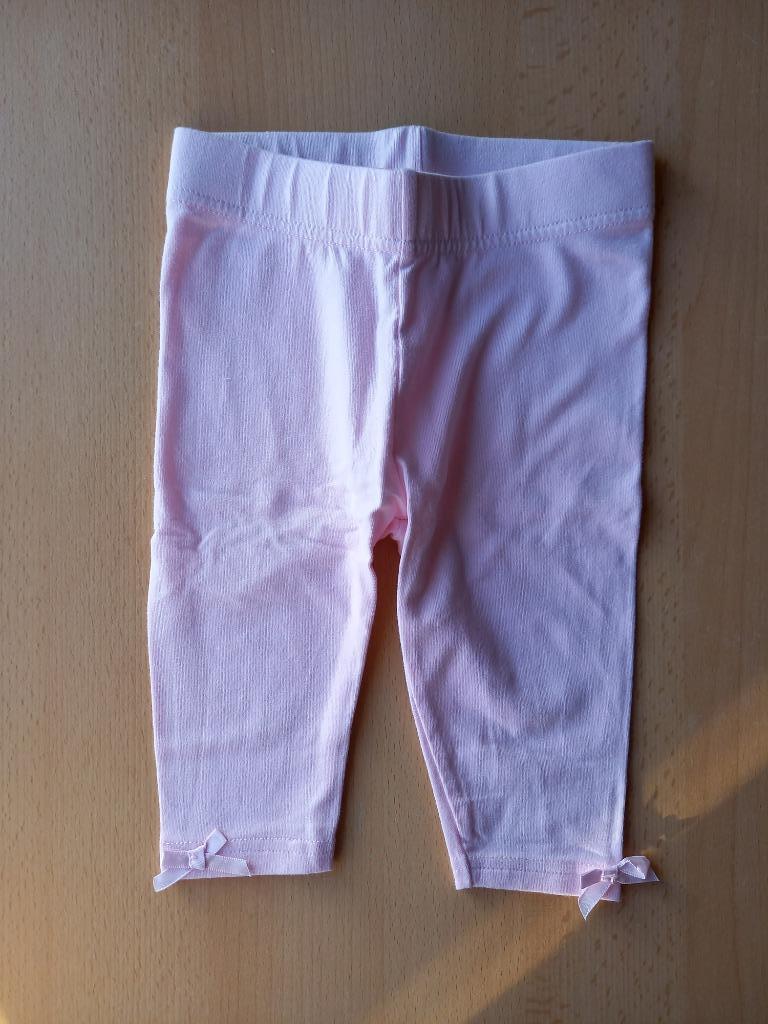 Etat neuf, legging rose layette à nœuds, taille 74, fille, Enfants & Bébés, Enlèvement ou Envoi, Comme neuf, Fille, Pantalon